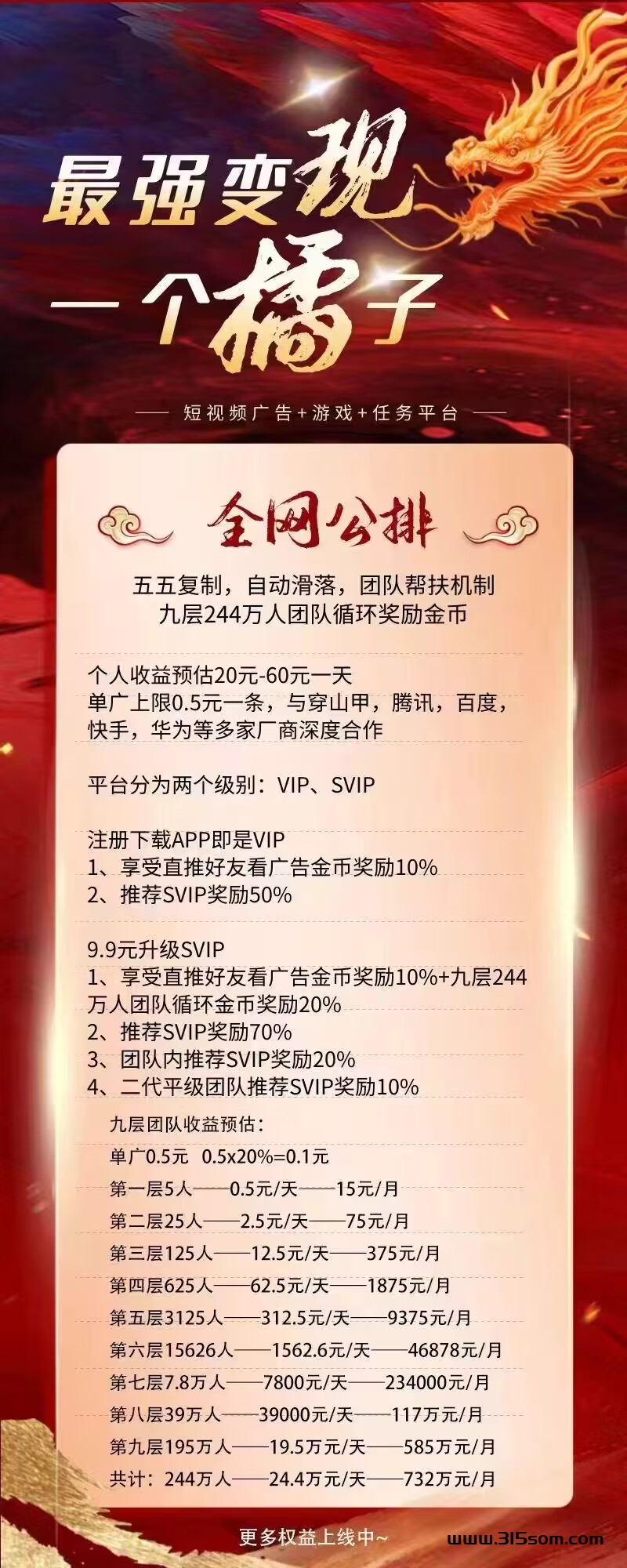一个橘子，首码上线，五五滑落 - 首码项目网-首码项目网