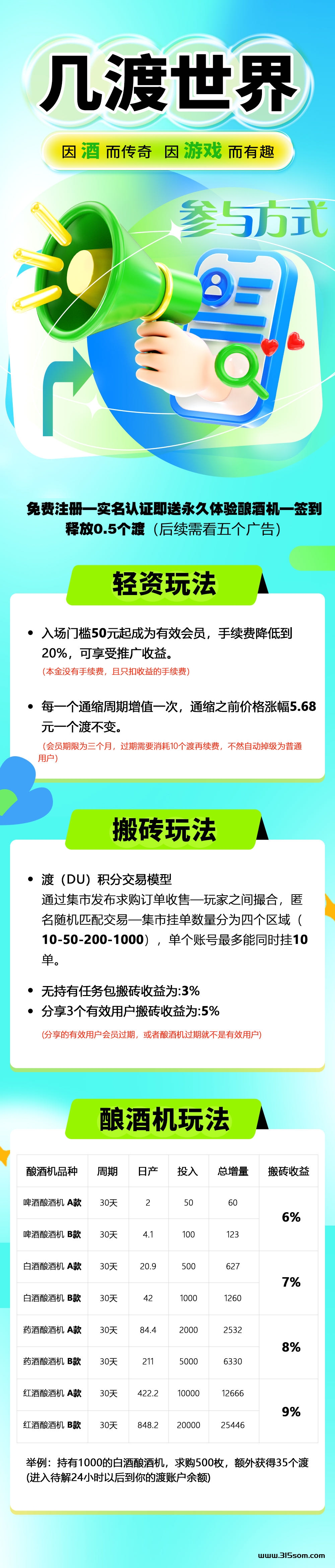 几渡世界 首码搬砖 随进随出 2024黑马项目 - 首码项目网-首码项目网