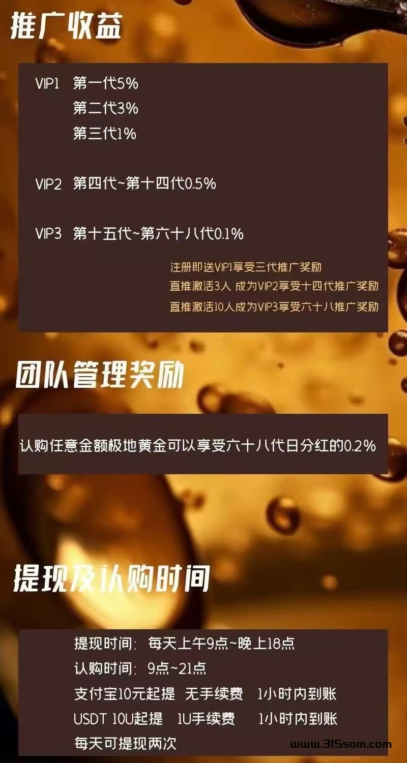极地黄金刚刚上线送1000米体验金，长久稳定跨年项目 - 首码项目网-首码项目网