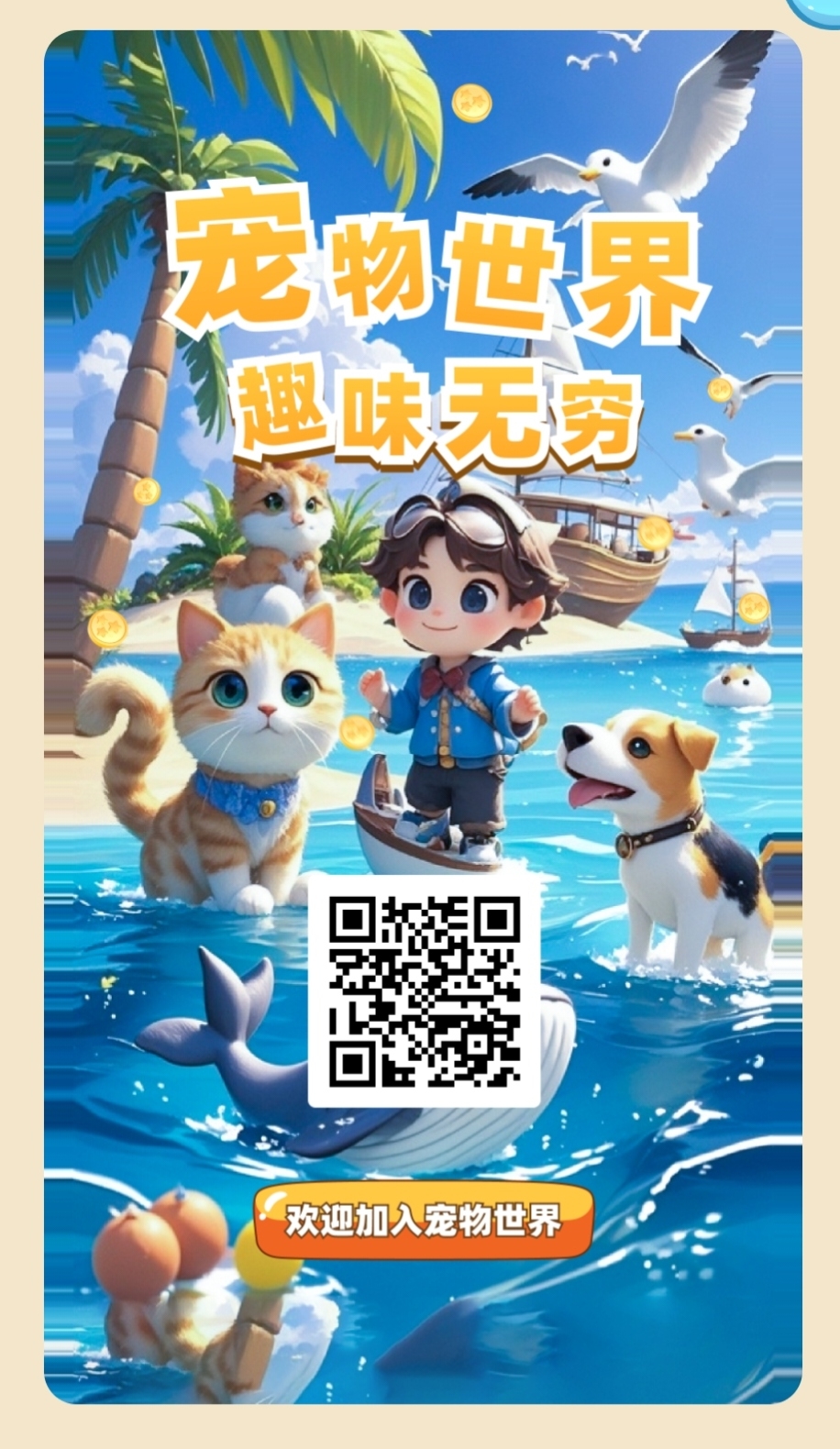 《宠物世界》免费零撸 自带回收 稳定零撸 - 首码项目网-首码项目网