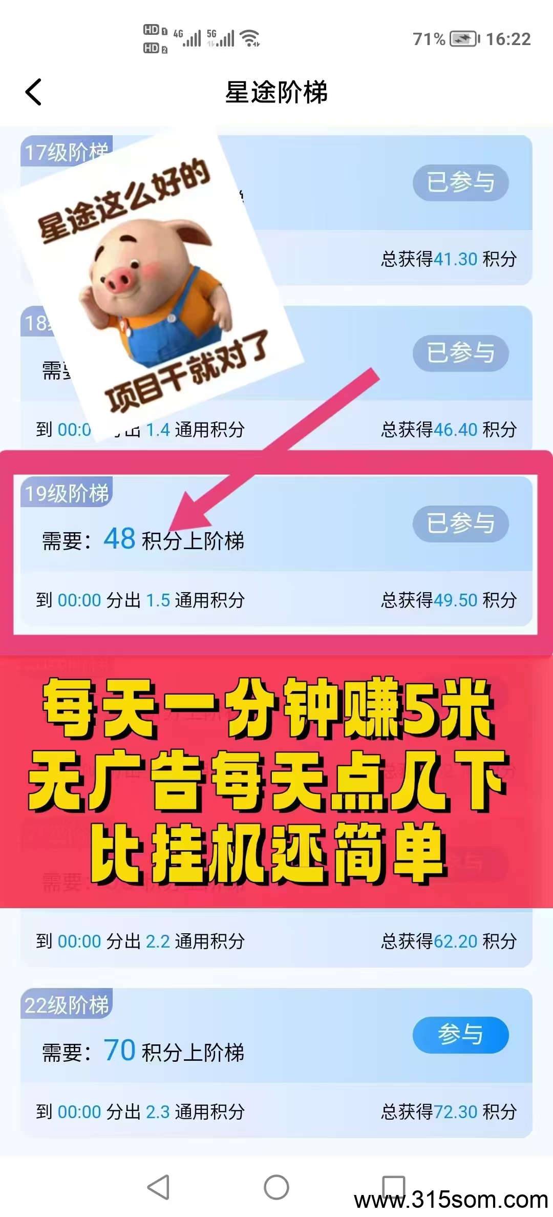 星途限时18.8上车，8个名额​升到15级，每个月350＋ - 首码项目网-首码项目网