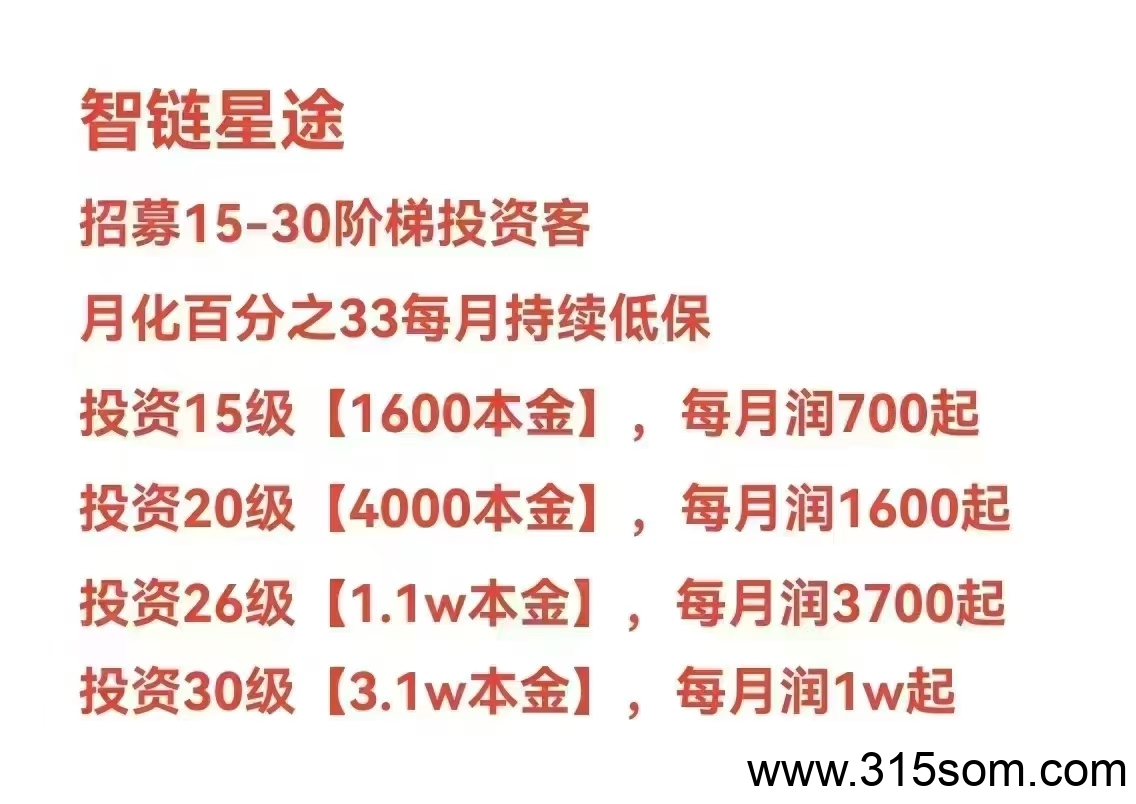 星途‬包赔10级以上铁铁，分包回收。名额13个，先到先得。最低投480，13天回本，每🈷净利润300＋ - 首码项目网-首码项目网