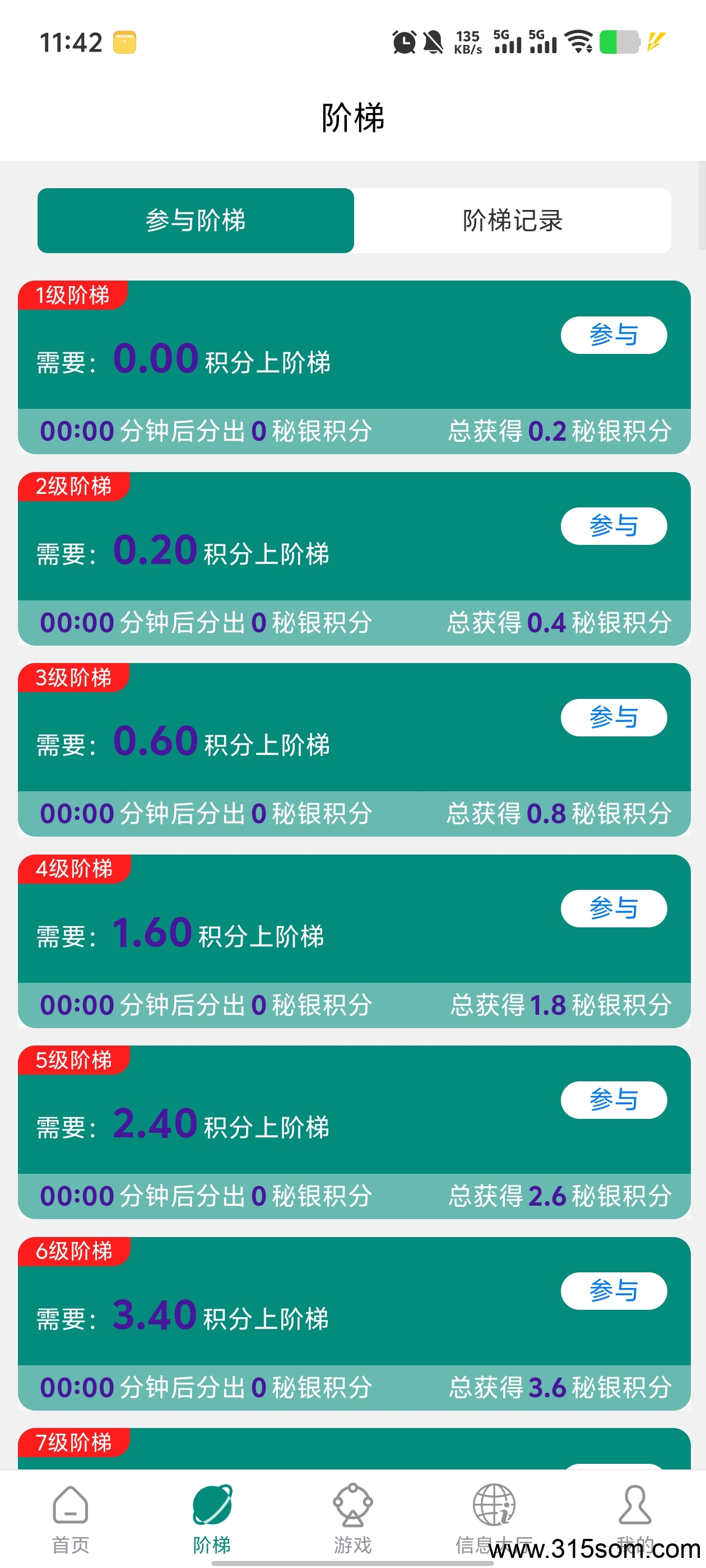 《闲赚无忧》每天签到爬楼撸积分，保底收益高。 - 首码项目网-首码项目网