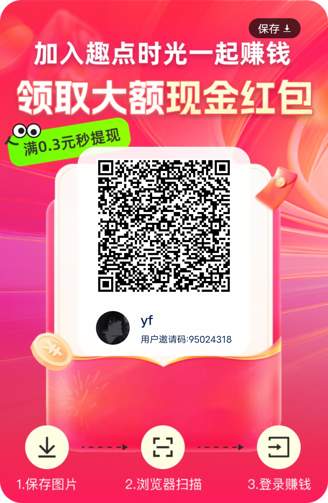 趣点时光 撸包赚米,保底十元,亲测到账-315首码项目网