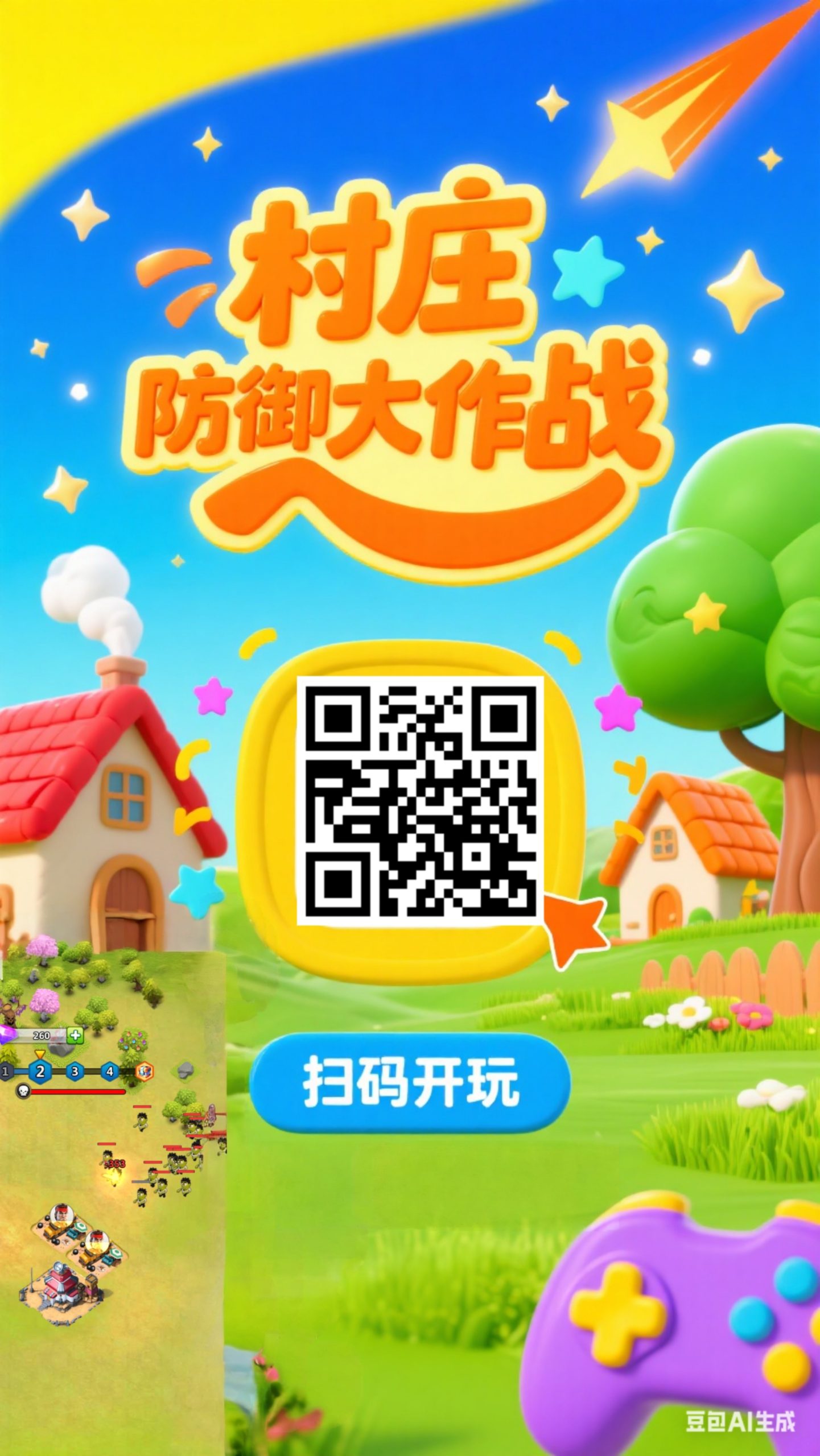 首码村庄防御大战上线，零撸 - 首码项目网-首码项目网