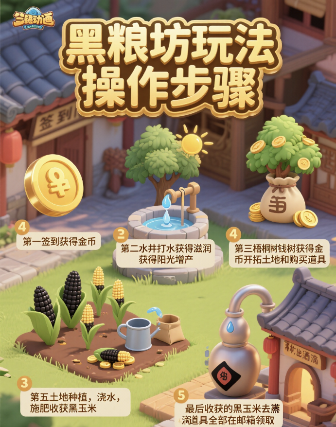 醉美黑粮坊，农场休闲模式，下一个农场 - 首码项目网-首码项目网