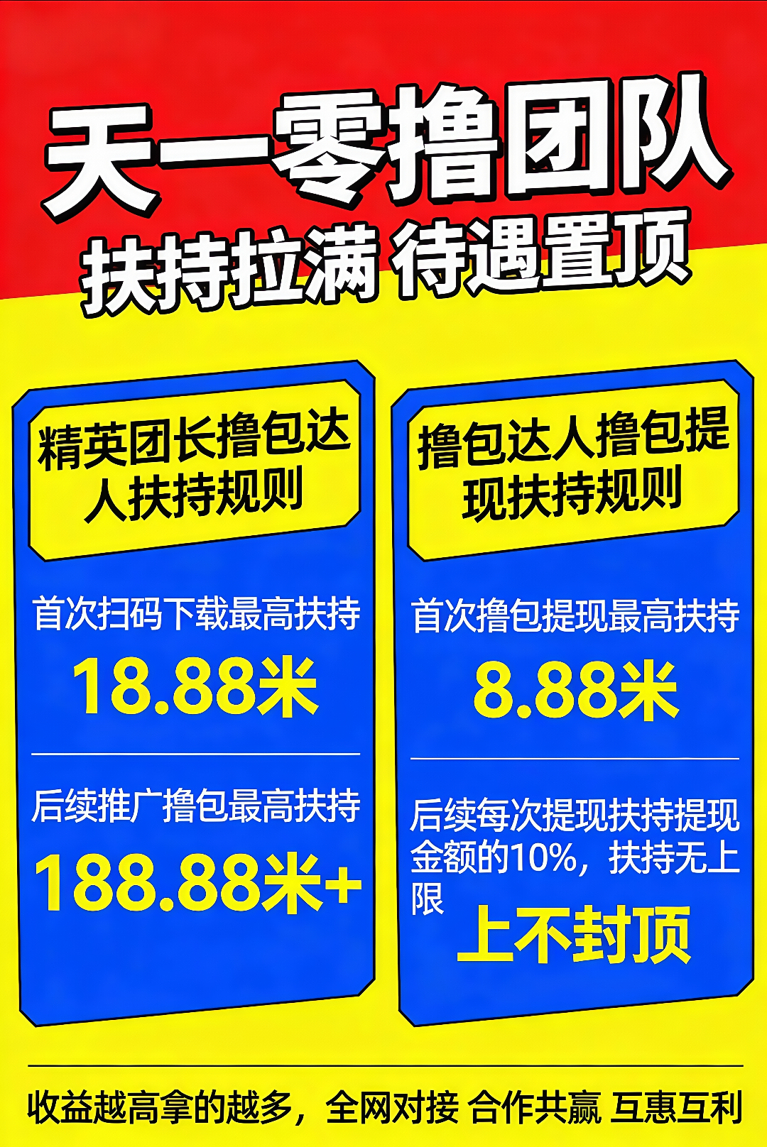 大世界宝库，扫码高额扶持不养机每天50+-315首码项目网