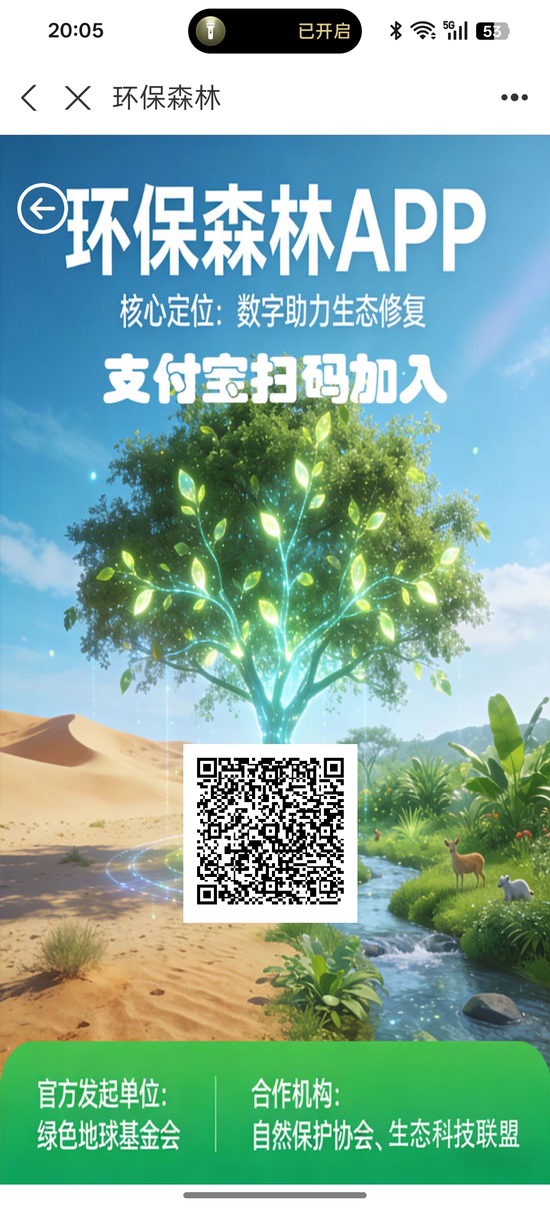 环保森林，支付宝扫码，每天浇水得一能量，能量兑换，一元起-315首码项目网