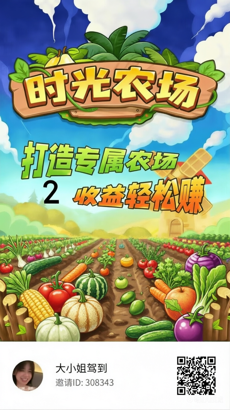 时光农场【开心庄园模式】-315首码项目网