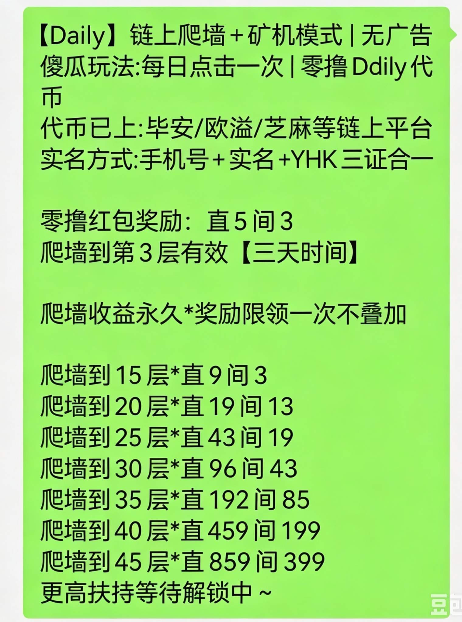 Daily新盘招零撸玩家！-315首码项目网