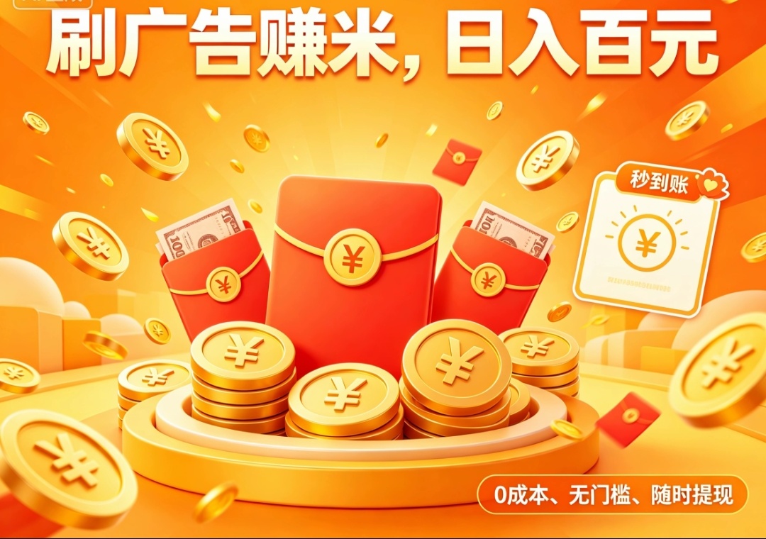 首码趣享看广告零撸打金多重无线收益-315首码项目网
