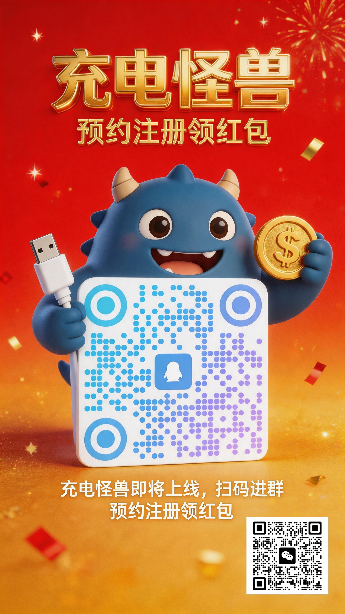 【充电怪兽】6月20号首码!招募团队,无限代扶持,新人提现3米,享受5代好友收益,推广一个人撸4.7米!-315首码项目网