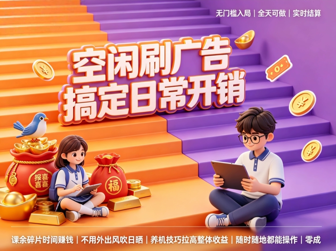 首码趣享零门槛副业,看广告就有收益不看经验-315首码项目网