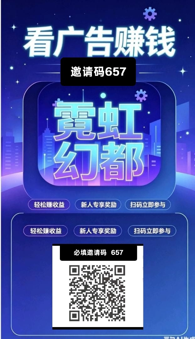 （霓虹幻都）零撸卦机广赚，放水中，保底收益，新品上线-315首码项目网