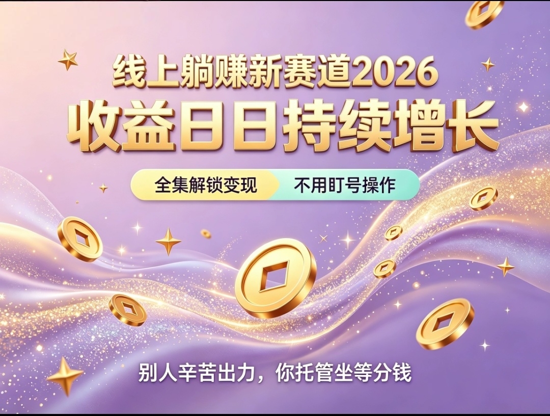 首码荧光自动运营短剧，长久稳定持续分润-315首码项目网