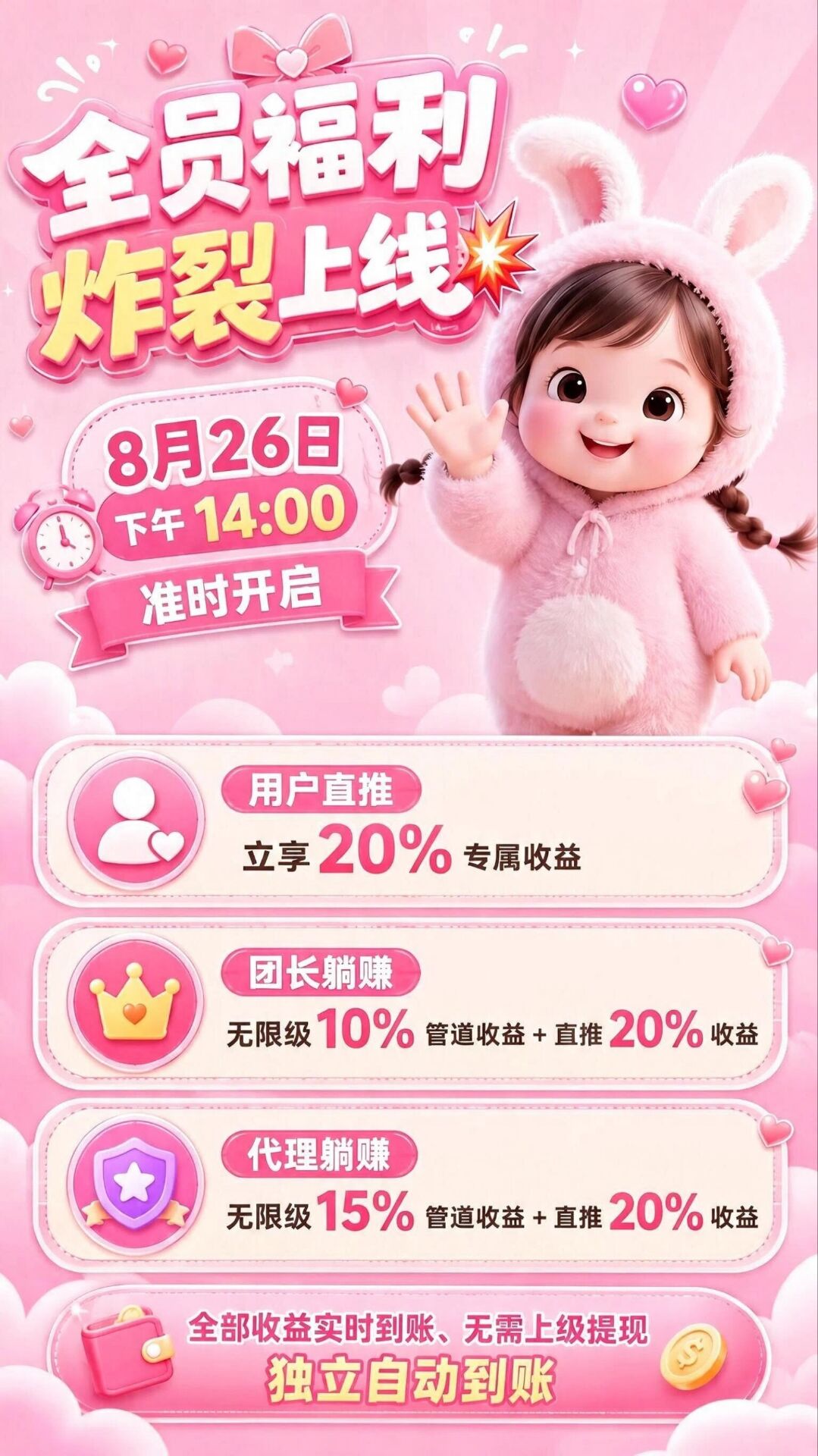粉宝乐园首码看广告赚钱,自动挂机领金币模式,最新上线最新教程-315首码项目网