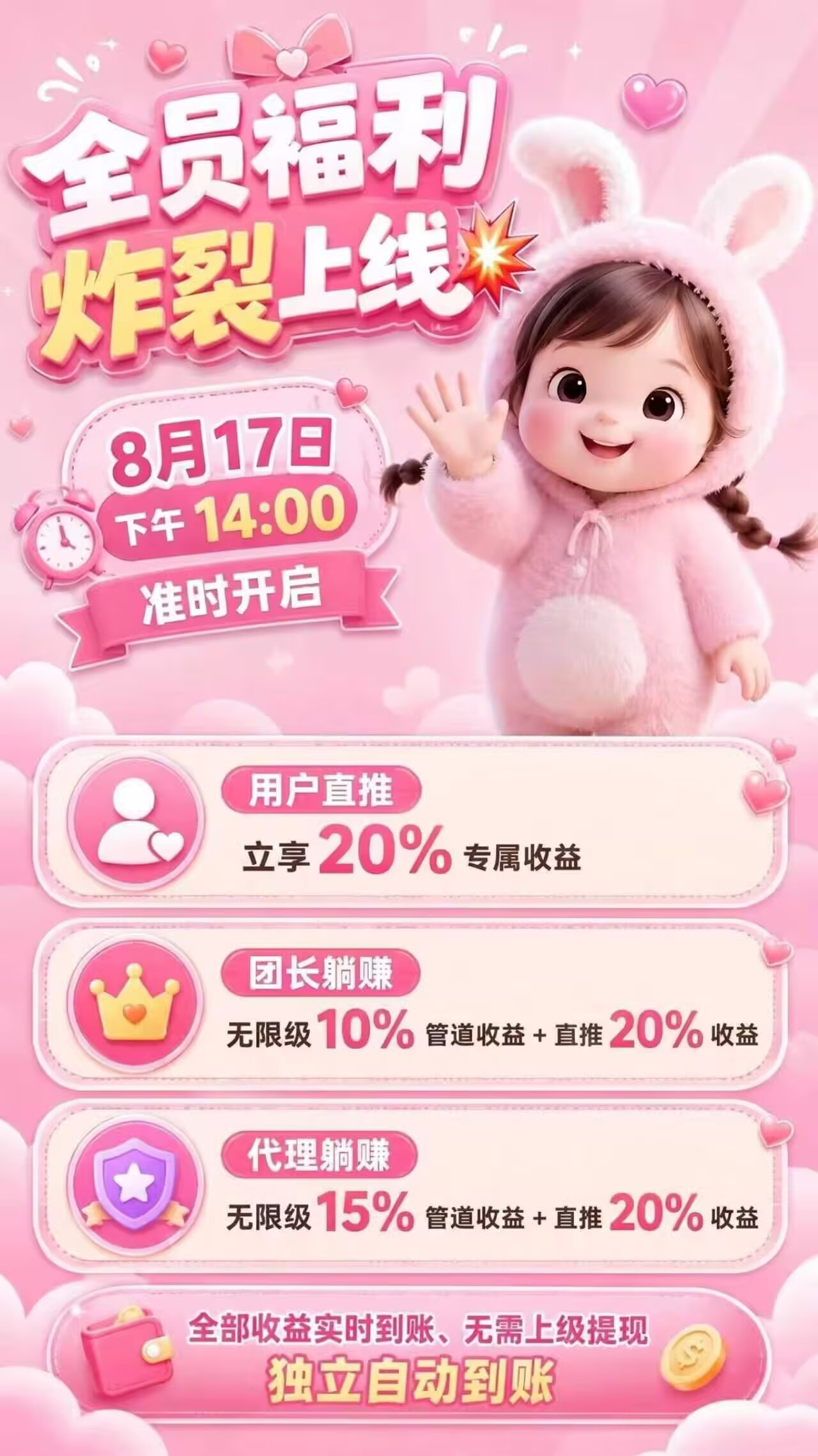 粉宝二台🔥 17号下午首码上线，对接大小团队长，扶持待遇拉到顶。-315首码项目网