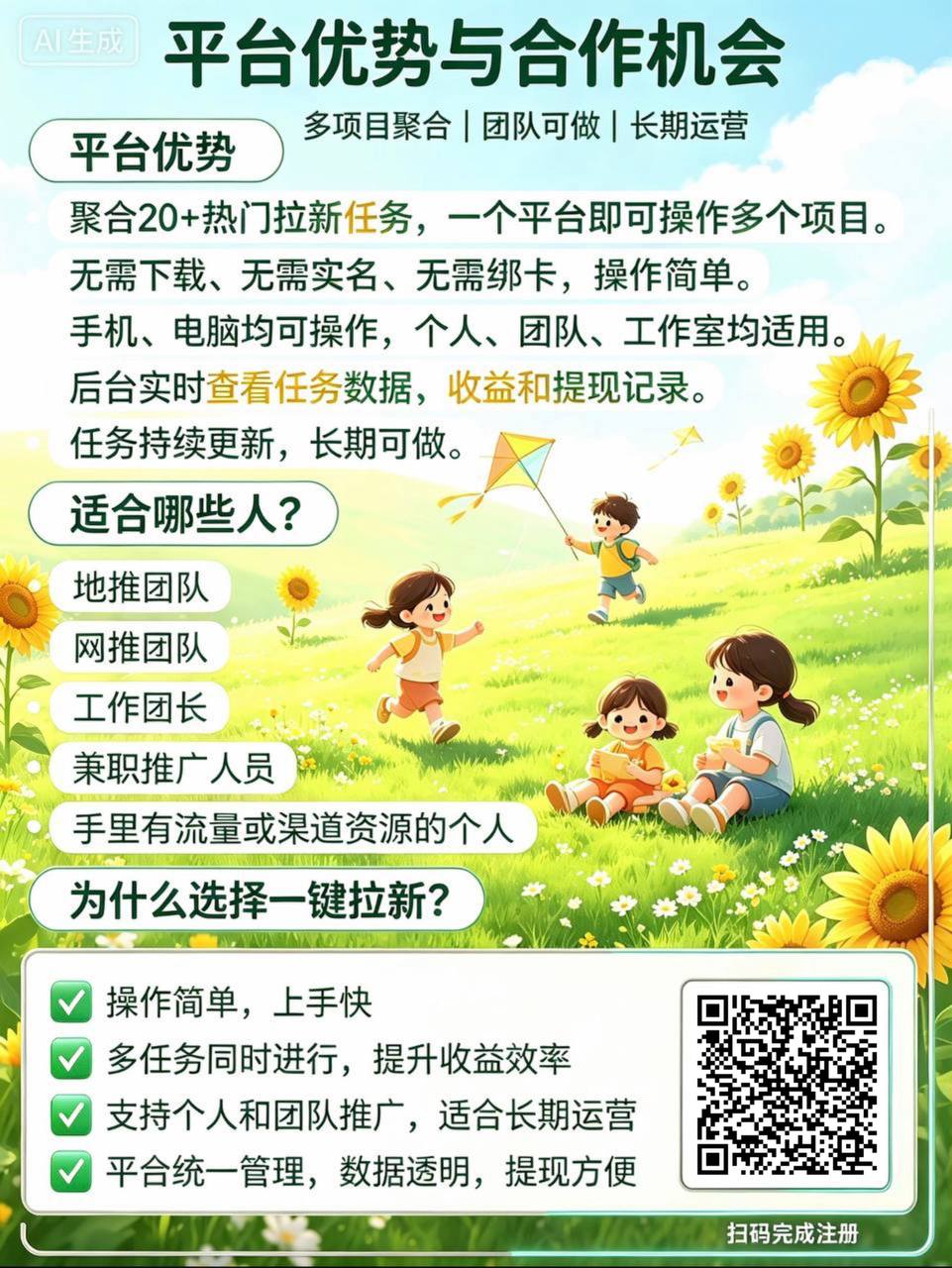 向日葵拉新，真诚合作-315首码项目网