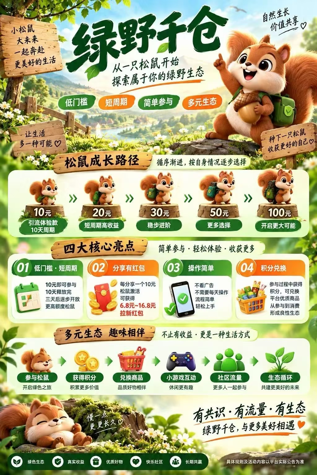 🐿️绿野千仓[烟花]22号上线不看广告，不做任何任务，无手续长线控盘，产品免费兑换，适合所有人，来者必zhuan-315首码项目网