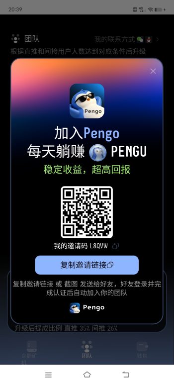 0撸PG小企鹅内测中。刚刚开始-315首码项目网