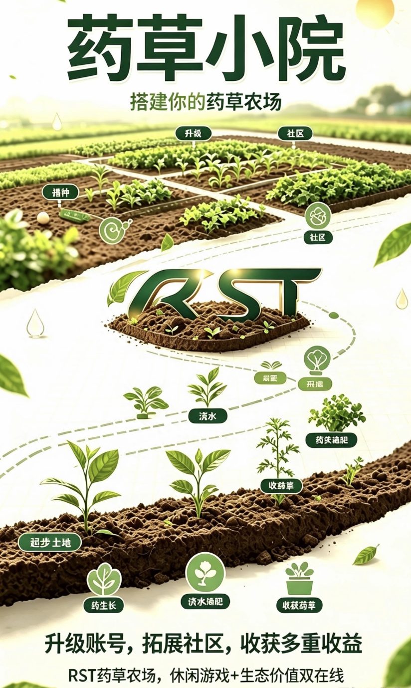 RST药草小院，0撸＋氪金，开启你的种药生财之旅！-315首码项目网