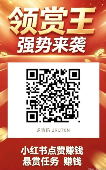 （领赏王）零撸小红书关注+悬赏，新品上线，-315首码项目网