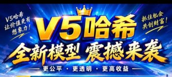 V5哈希-全新模型，震撼来袭！全网首码对接团队长！-315首码项目网
