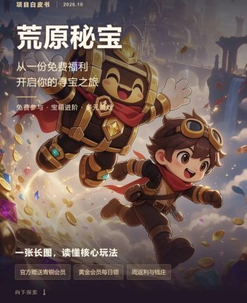 新鲜事我来报，首码来了【荒原秘宝】-315首码项目网