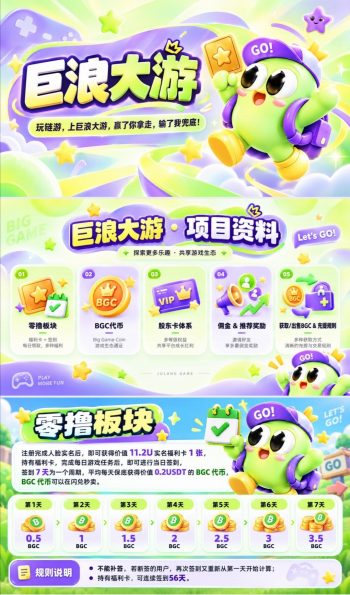 首码0撸巨浪大游注册完成人脸实名后，即可获得价值11.2U实名福利卡。-315首码项目网